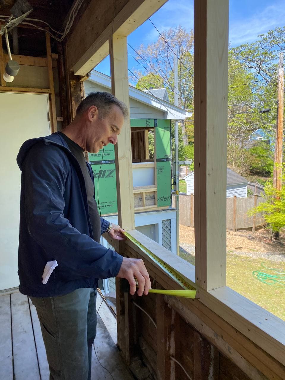 Bill measuring on-site